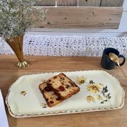 Salins France earthenware cake dish