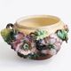 Large cache pot in earthenware, Art Nouveau.