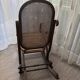Thonet rattan rocking chair from the 1920s.