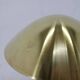 Lampe de table Bauhaus Brass Finish « Mushroom » des années 1930, Tchécoslovaquie