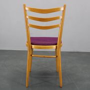 1960s Set of Four Beech Dining Chairs, Czechoslovakia