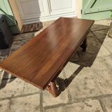 Solid walnut coffee table