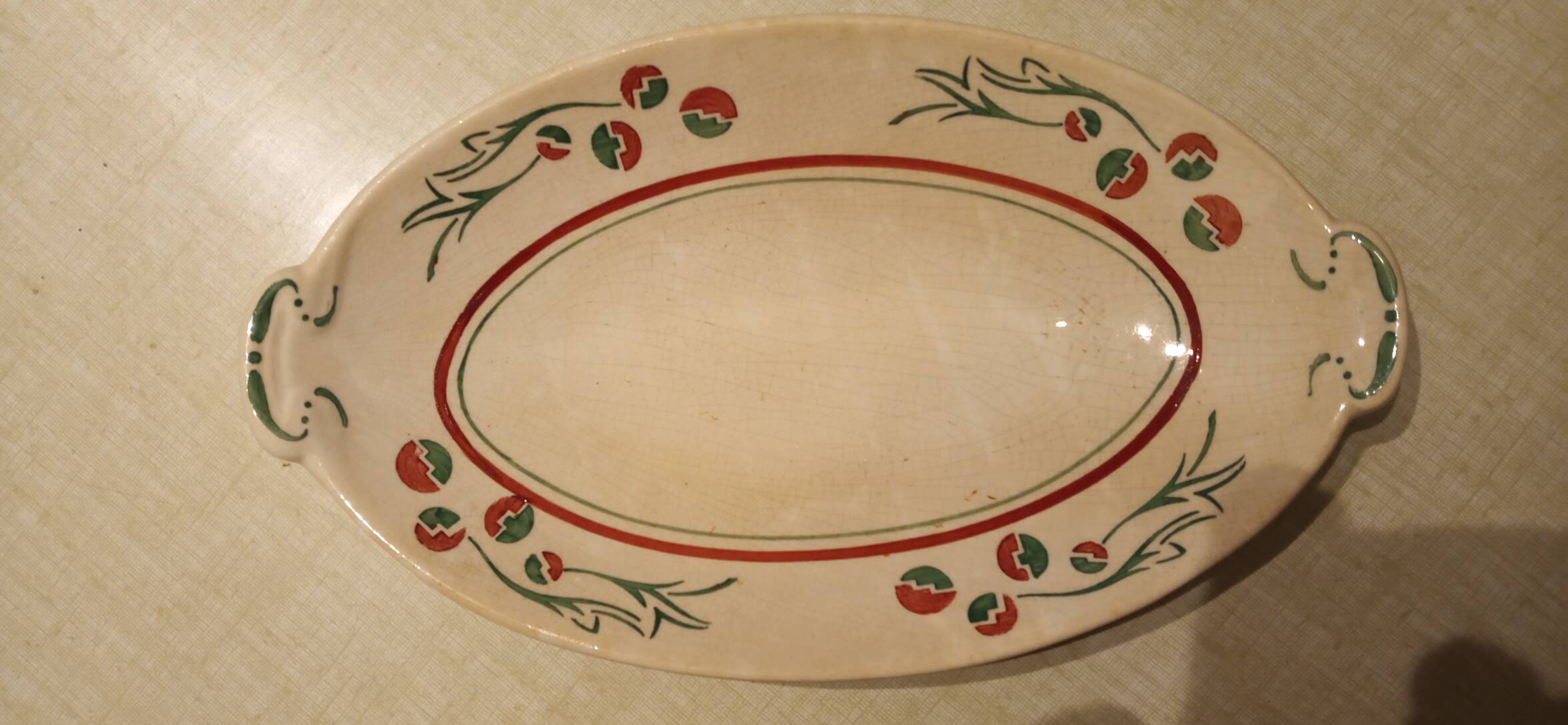 Lot 2 Villeroy & Boch art-deco ravines