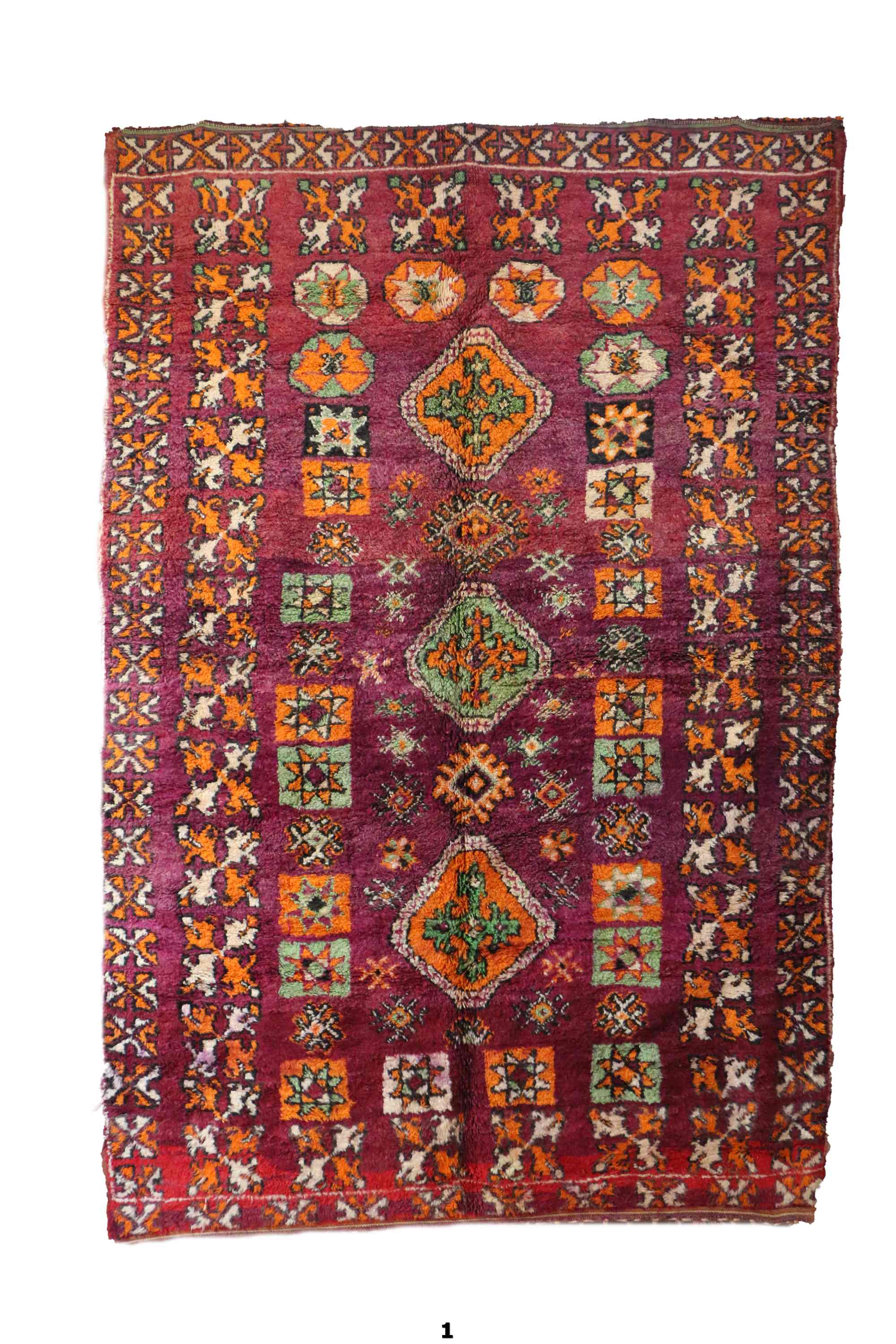 Vintage moroccan carpet - 213 x 316 cm
