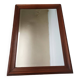 Large wooden mirror 106x77 cm