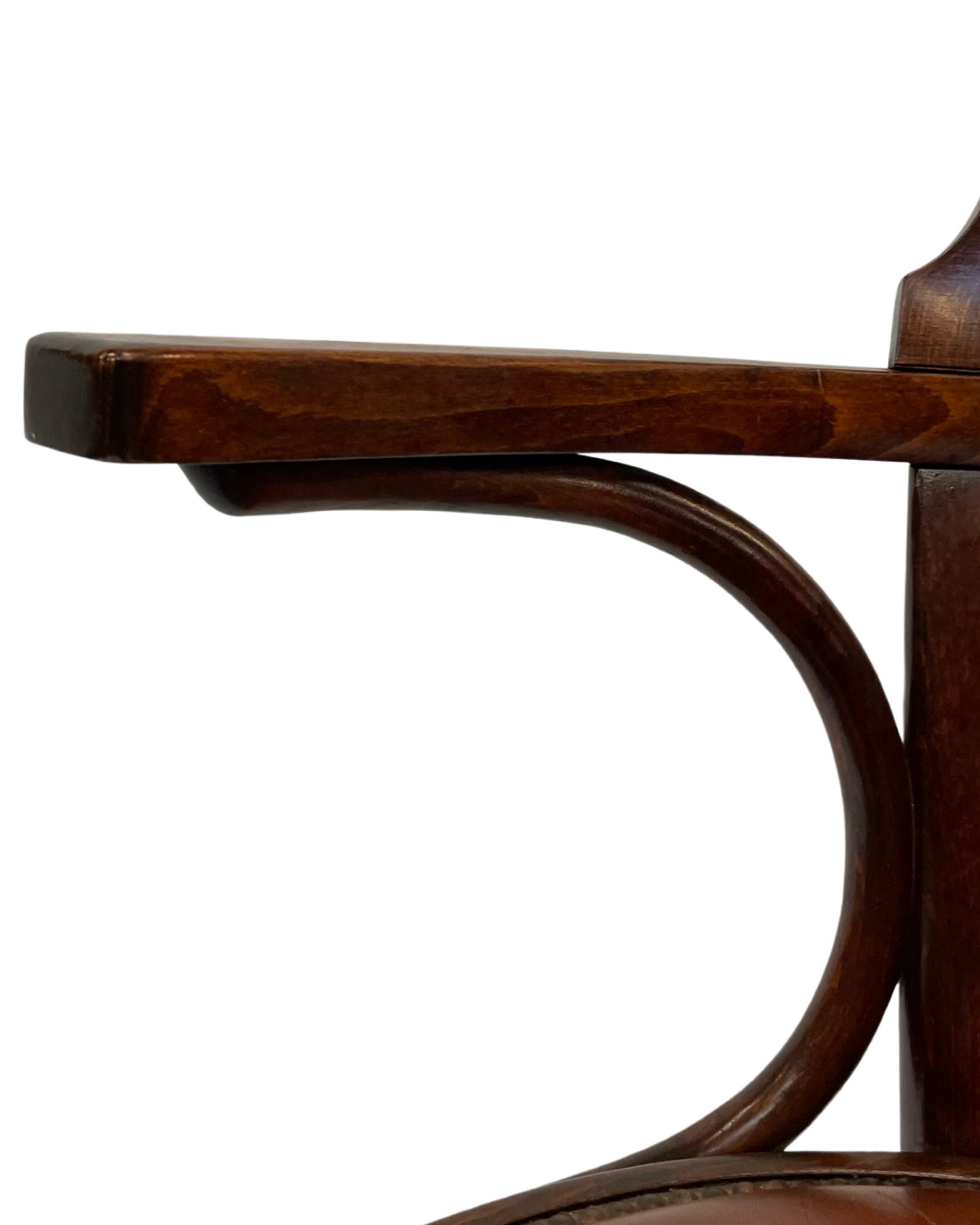 Desk chair Ligna Thonet 60's design