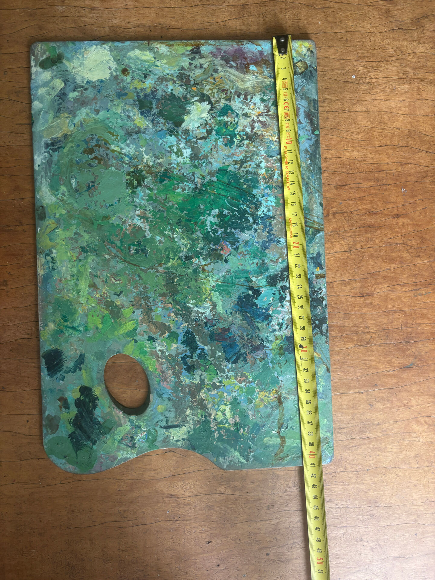 Old painter's palette