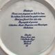 Former delft plat printemps heineken 1990 ceramics white - vintage blue