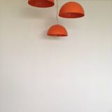 Lustre suspension orange années 70