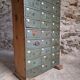 Antique hardware cabinet with 48 drawers, circa 1900.