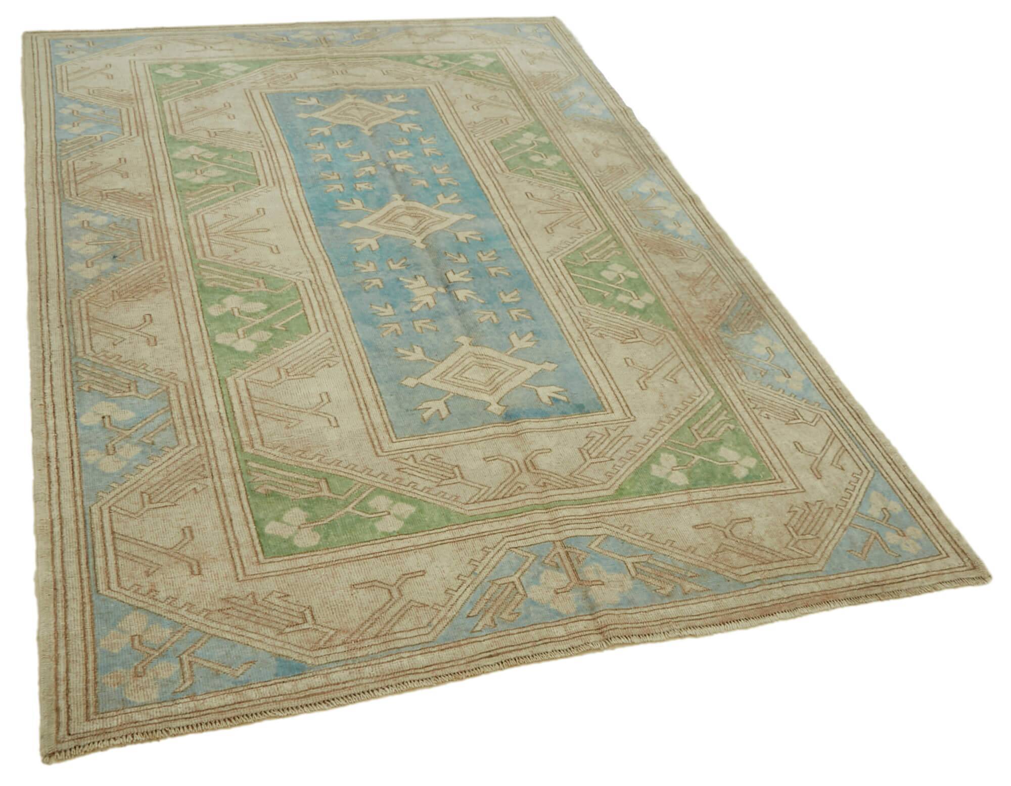 Turkish Vintage Anatolian Rug 169 cm x 242 cm