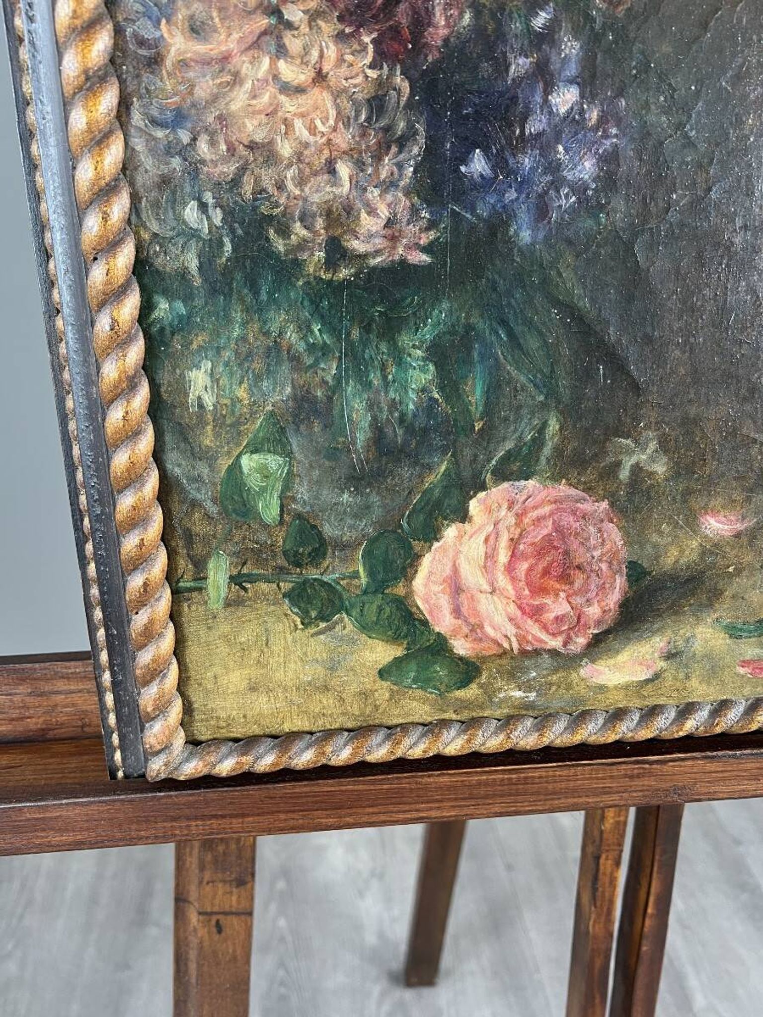 Paintings, Pair of still lifes with flowers by Angelo Zoffoli (1860–1910)