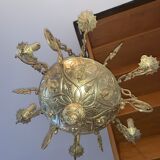 Lustre néo gotique violet le duc