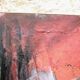Oil on canvas signed Monique Humbert, abstract composition, wall painting, interior decoration.