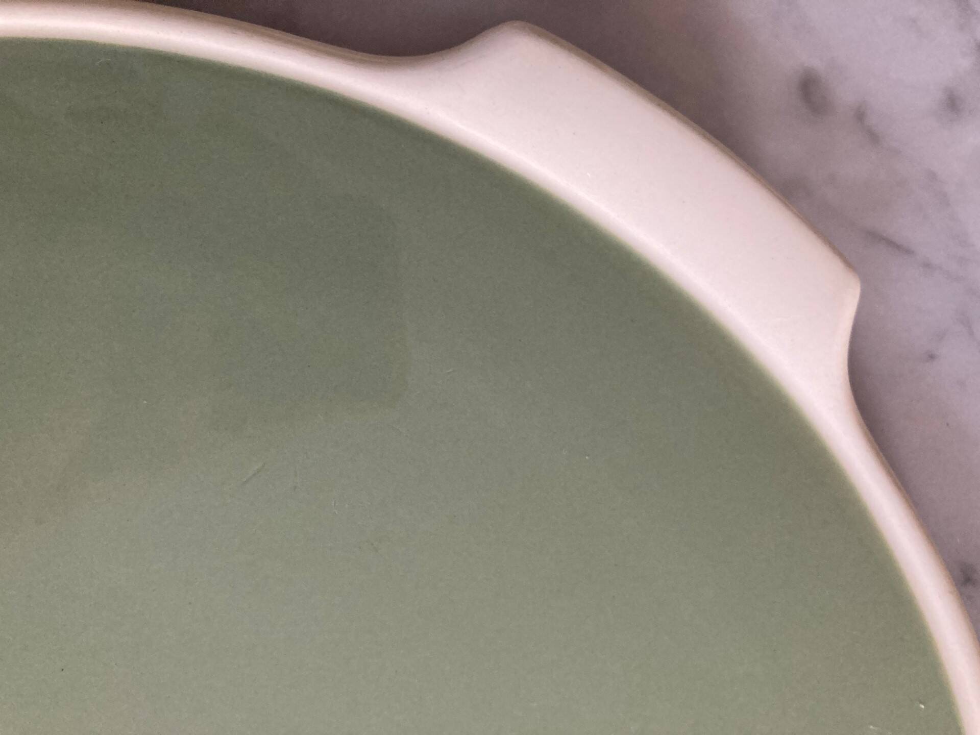 Vintage pie dish Villeroy and bosh Celadon green