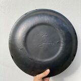 Glacier ennamel tureen vintage turquoise blue 1960 / cyclops varnished earthenware by Charles Cart