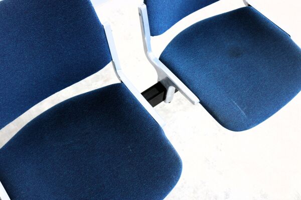 Banc vintage   Banc de salle d'attente   Années 1970   Castelli