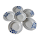 Lot de 6 assiettes creuses anciennes