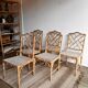 6 ‘Faux Bamboo’ dining chairs vintage