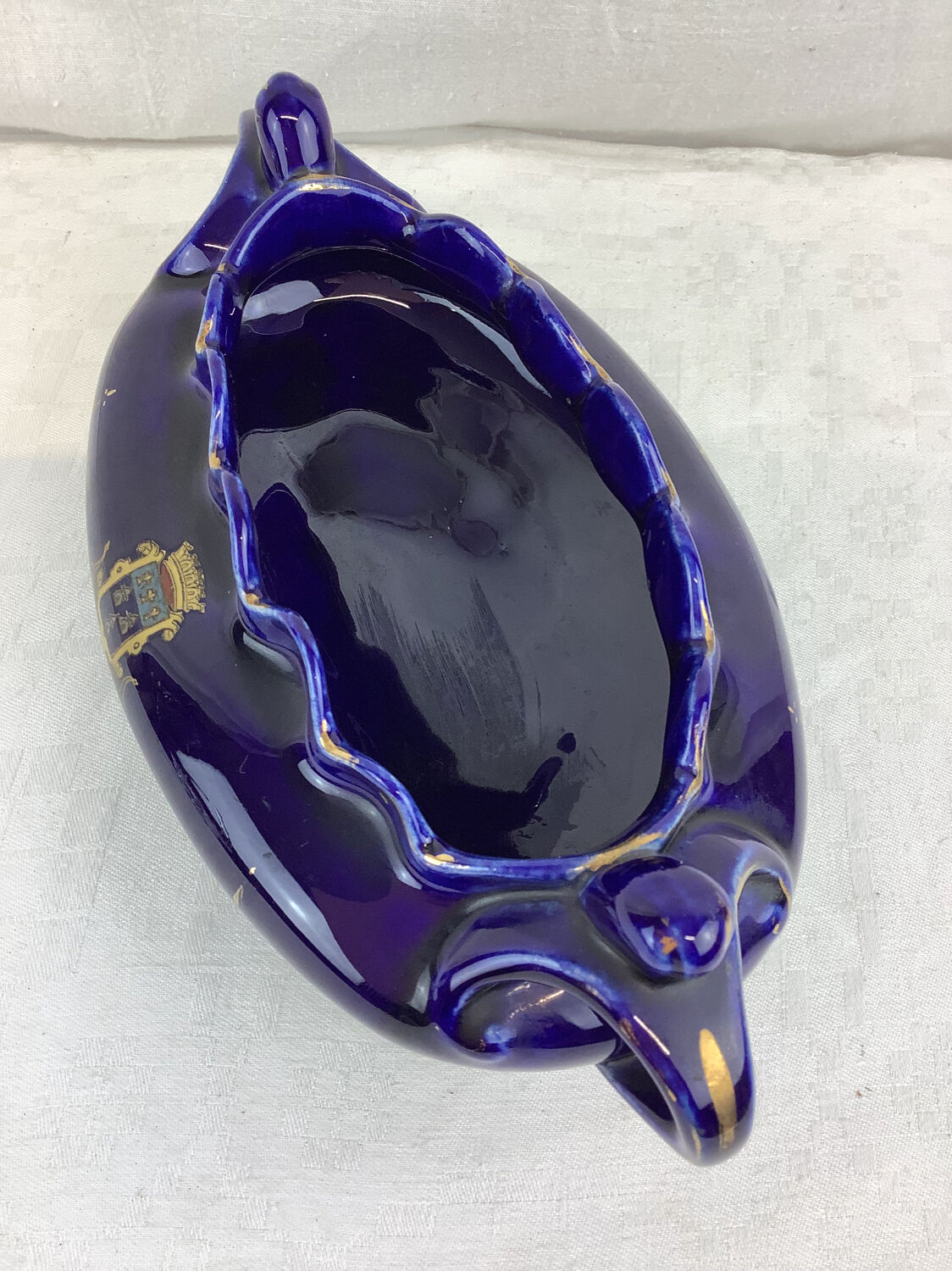 Made in France porcelain planter Tours