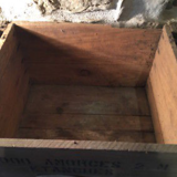 Old wooden ammunition