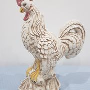 A colorful figurine of a Rooster, Made in Italy