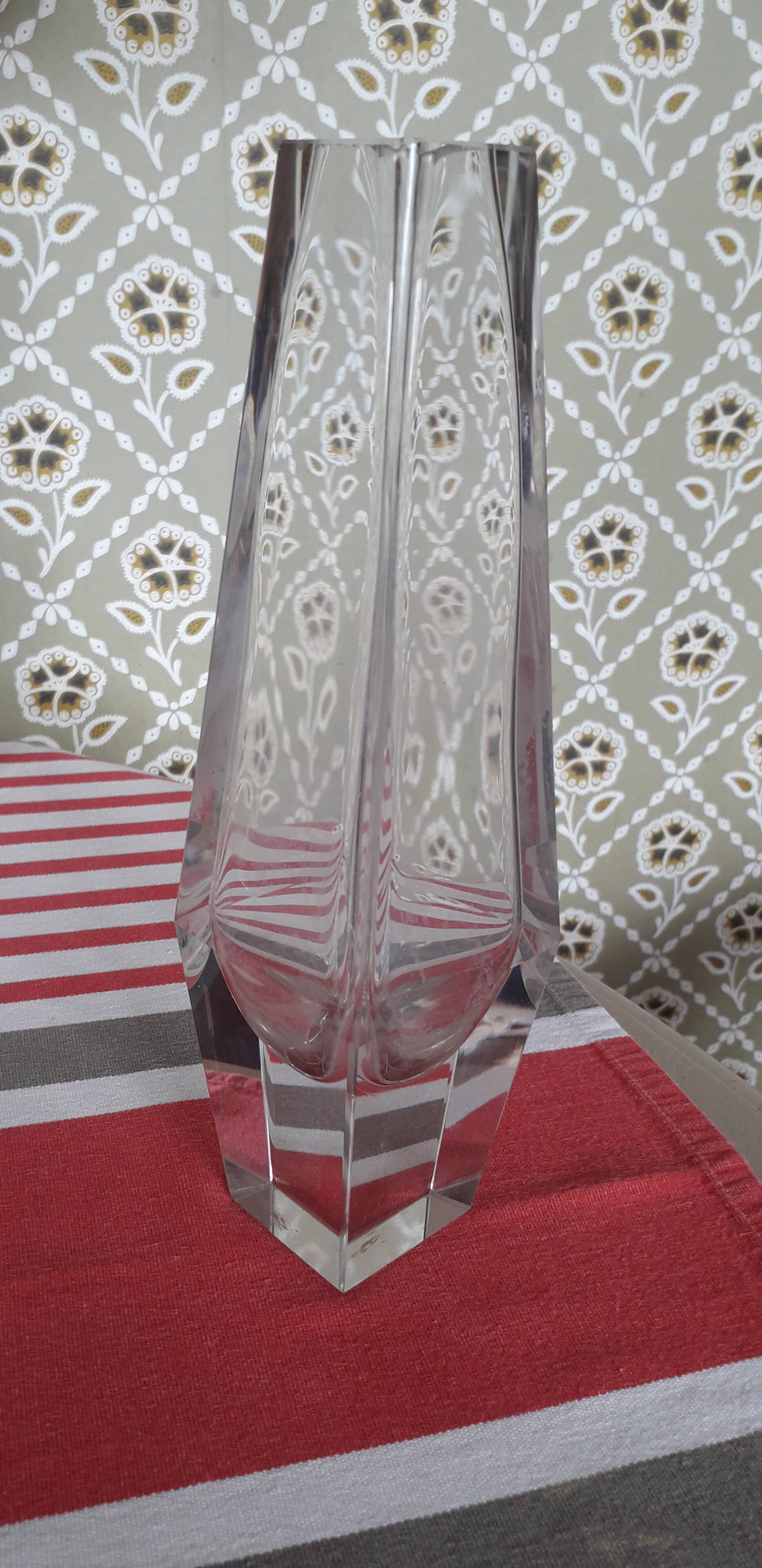 Very original vintage glass vase