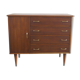 Spindle foot chest of drawers 1960