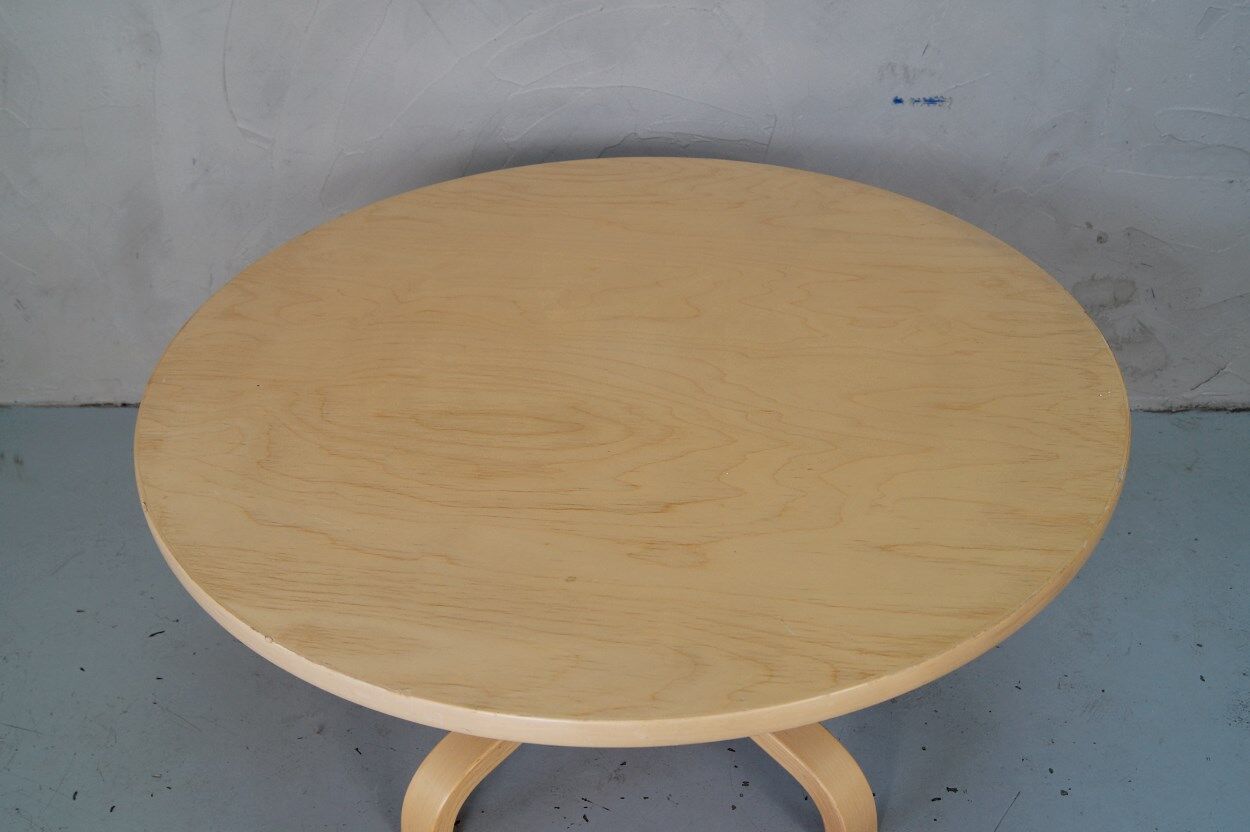 Round Finnish coffee table by Ilmari Lappalainen for Asko, 1960s