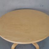 Round Finnish coffee table by Ilmari Lappalainen for Asko, 1960s