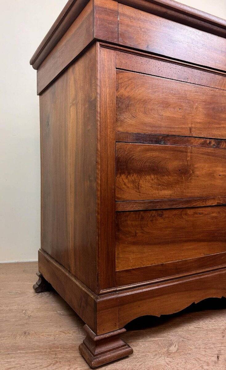 Louis Philippe Period Chest Of Drawers In Walnut