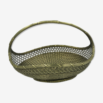 brass basket with handle year 60