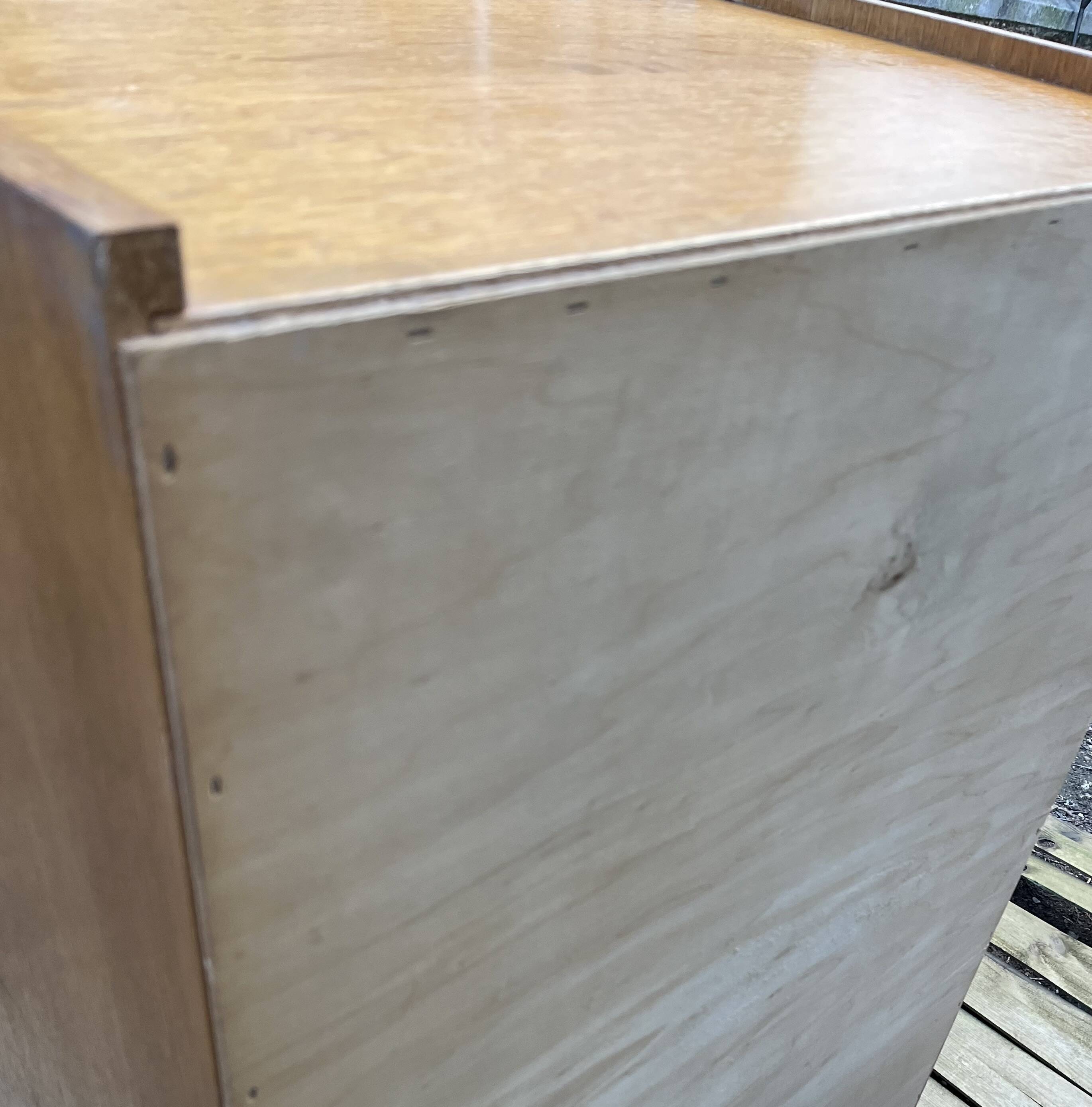 Scandinavian wooden chest of drawers from the 1960s