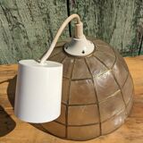 Mother-of-pearl and brass suspension