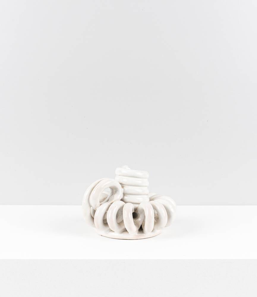 Vintage ceramic candle holder, circa 1950