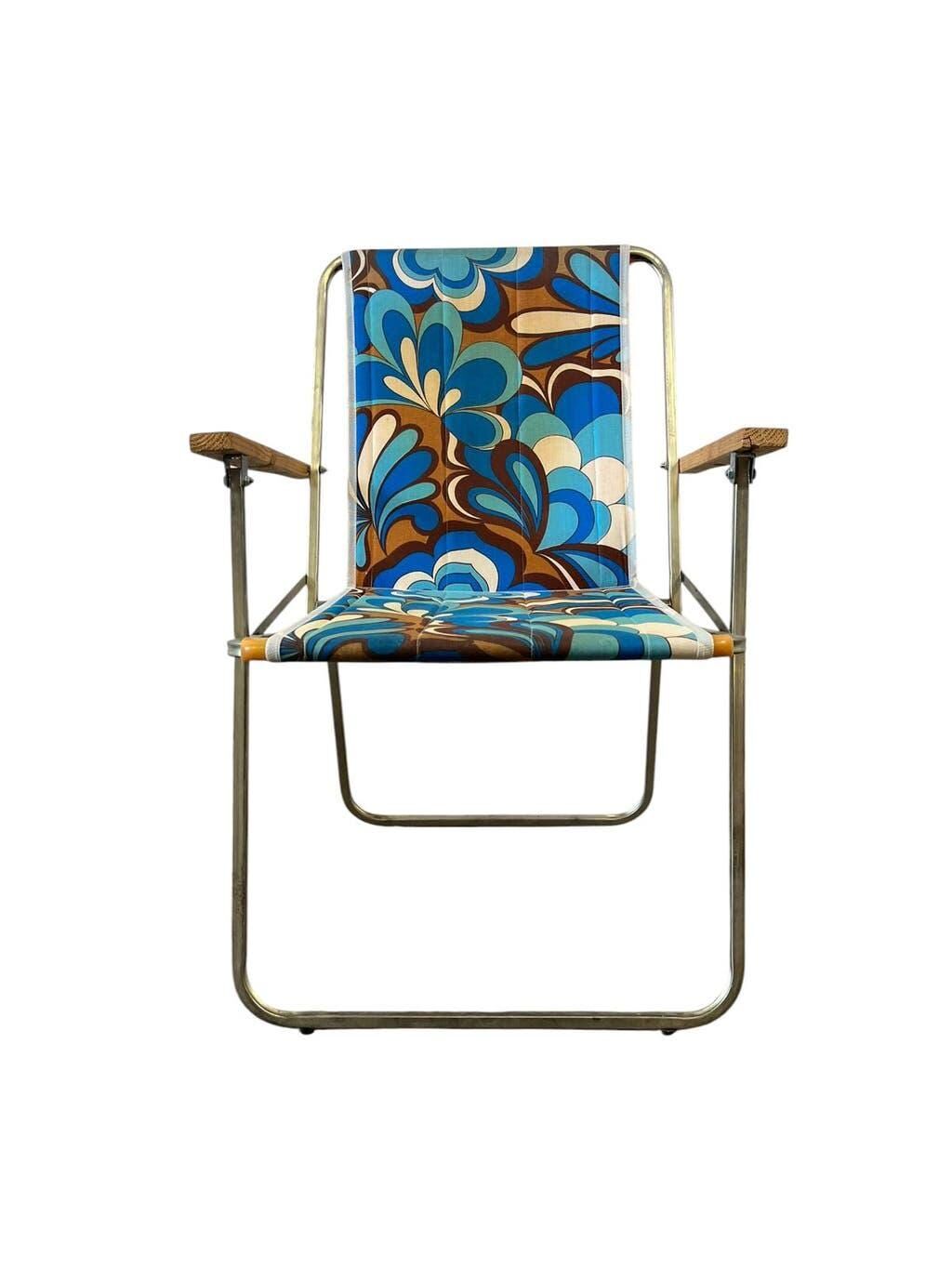 Vintage folding camping chair / garden chair / beach chair