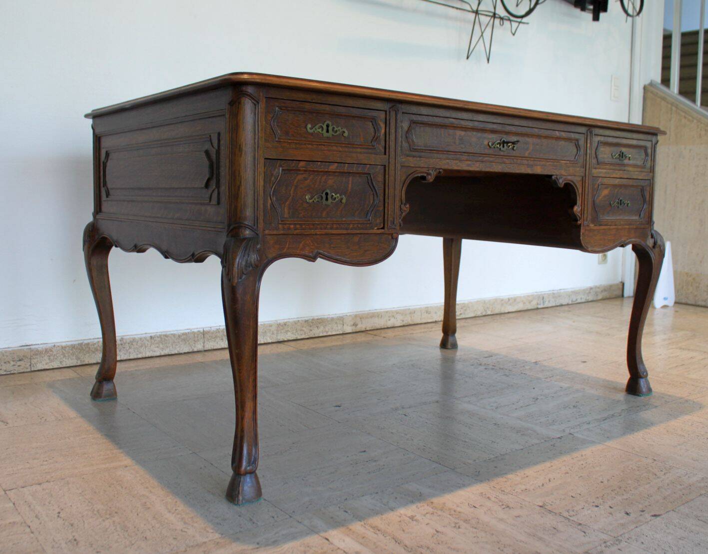 Double executive desk, Louis XV style