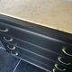 Commode vintage noire