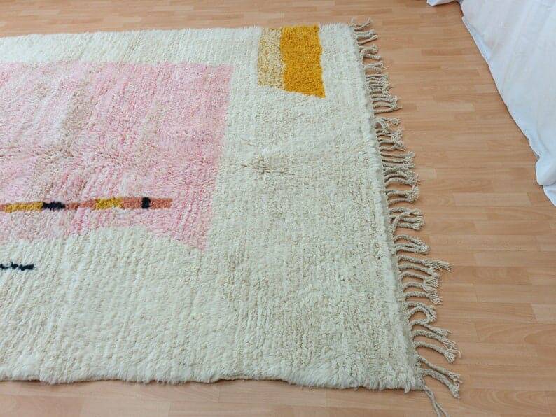 Handmade wool rug size 150 x 250 cm