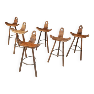 Ensemble de 6 tabourets - bar