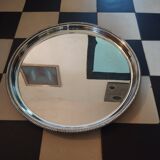 50s silver metal tray