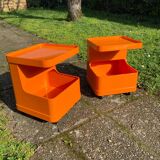 Pair of vintage bedside tables