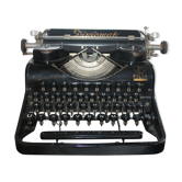 Machine à écrire Diplomat Filia vintage 40's