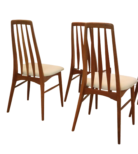 Set of 4 dining chairs Eva - Niels Koefoed 'Hvidovre'