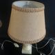 Pair of Vintage Alabaster Lamp with Lampshade