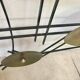 Large sculptural wall relief in wrought iron & brass , GDR / Germany 1950s
