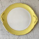 cake dish Moulin des Loups canary yellow 50s