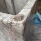 Sculptural coffee table in grey and pink marble – Vintage 1970s/1980s