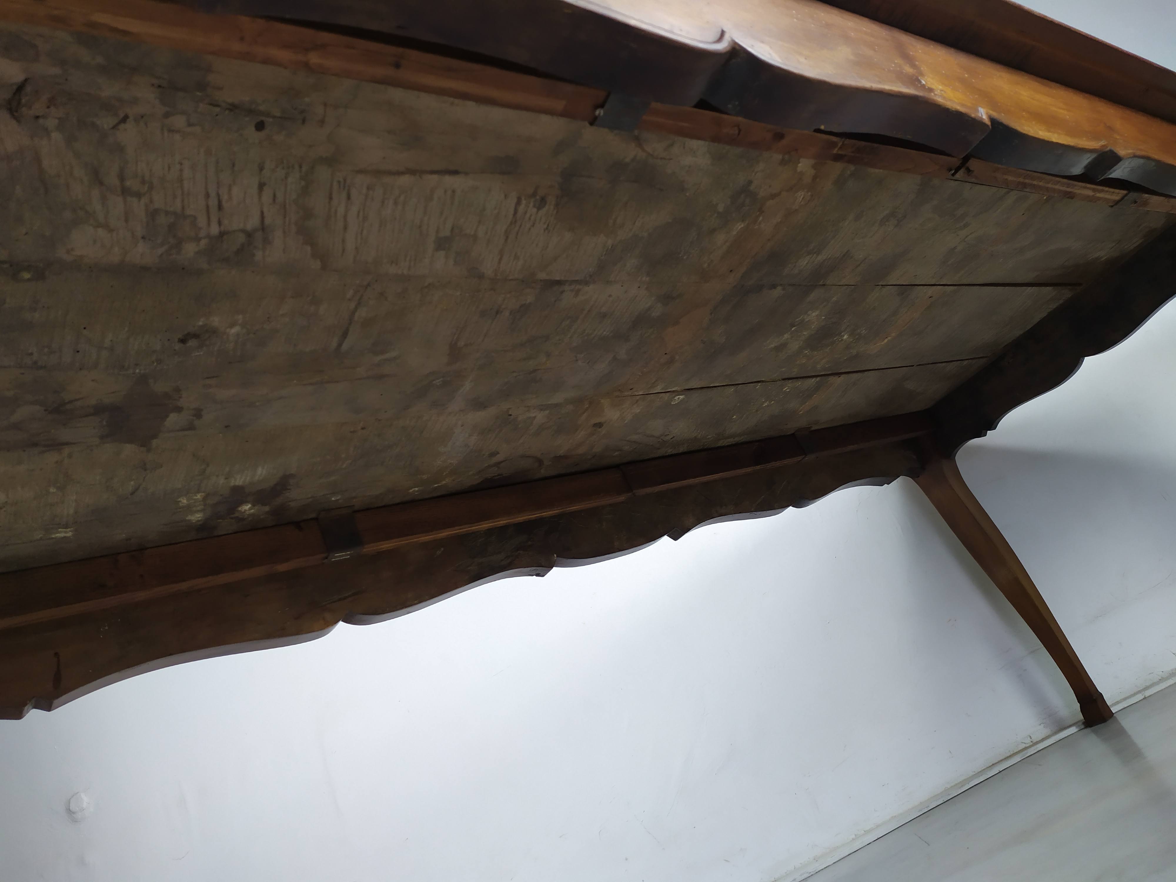 Louis XV walnut table