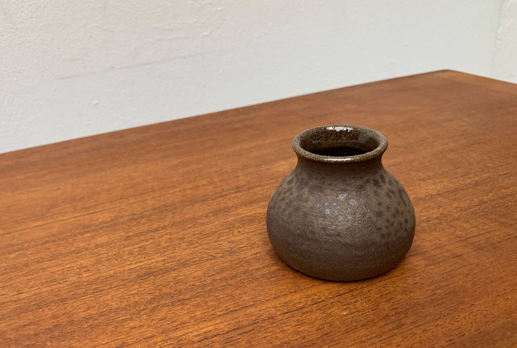 German studio pottery vase from the mid-20th century, 1960s.